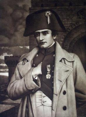 Napoleon (with hat) (Restrike Etching) art print by Anonymous