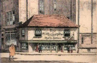 Old Curiosity Shop (Large) (Restrike Etching) art print by Anonymous