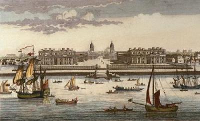 Royal Hospital, Greenwich (Restrike Etching) art print by Anonymous