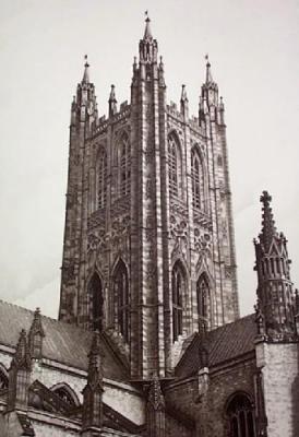 Tower Of Canterbury (Restrike Etching) art print by Anonymous