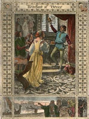 Merchant of Venice (Restrike Etching) art print by C.A. Printz
