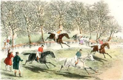 The Brook Forded (Restrike Etching) art print by Charles Hunt
