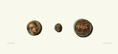 Coins (Three) (Restrike Etching) art print by Edward Henry Corbould