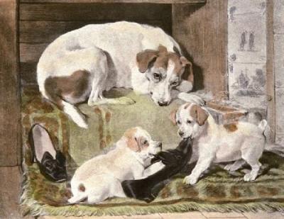 Hunt the Slipper (Restrike Etching) art print by Edwin Douglas