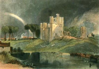 Brougham Castle (Restrike Etching) art print by Francis Calcraft Turner