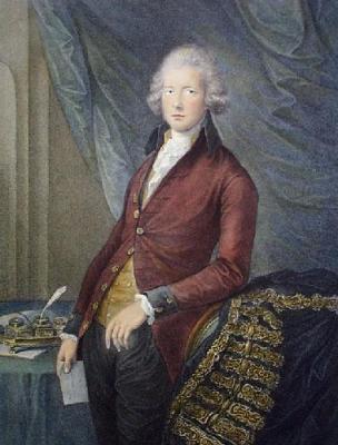 William Pitt (Restrike Etching) art print by G. Dupont