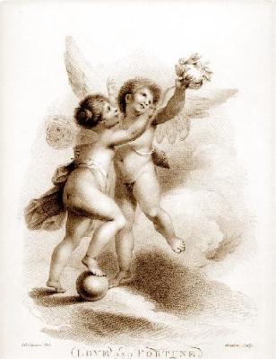 Love & Fortune (Restrike Etching) art print by Giovanni Battista Cipiriani