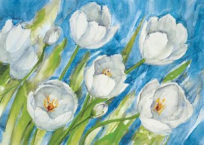Tulipani art print by Giuseppina Tartagni