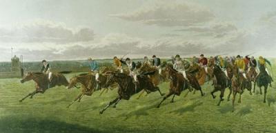 First Past The Post (Restrike Etching) art print by Harrington Bird