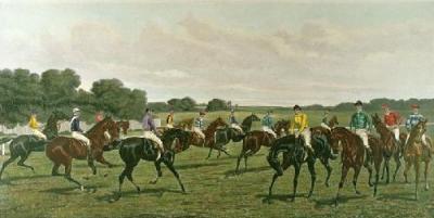 Turf Favourites (Restrike Etching) art print by Harrington Bird