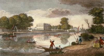 House of Moses Hart (Restrike Etching) art print by Heckell