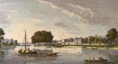 Pitts House, Twickenham (Restrike Etching) art print by Heckell