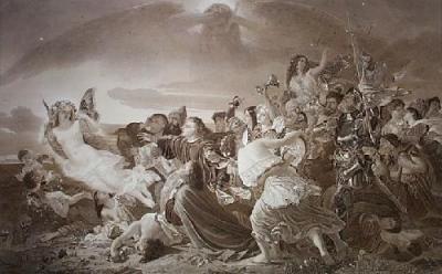 The Pursuit Of Pleasure (Restrike Etching) art print by J. Noel Paton