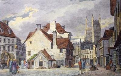 Cirencester (Restrike Etching) art print by John Burden