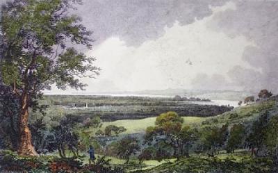 Vale of Severn from Standish (Restrike Etching)