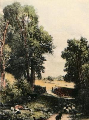 The Cornfield (Restrike Etching) art print by John Constable