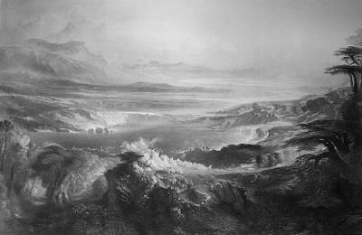 The Plains of Heaven (Restrike Etching) art print by John Martin