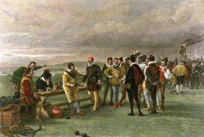 Armada in Sight (Restrike Etching) art print by John Seymour Lucas