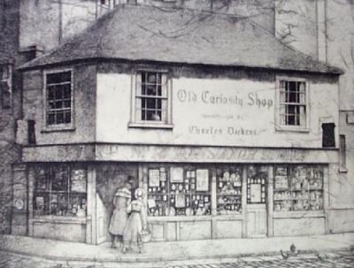 Old Curiosity Shop 1895 (Restrike Etching) art print by Lawrence Josset