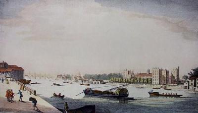 Lambeth Palace (Restrike Etching) art print by Maurer