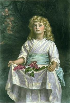 Lilacs (Restrike Etching) art print by Sir John Everett Millais