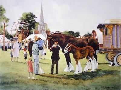 Littlewick Show, The (Restrike Etching) art print by Terence Gilbert