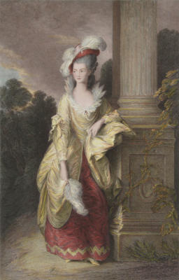 Mrs Graham (Restrike Etching) art print by Thomas Gainsborough