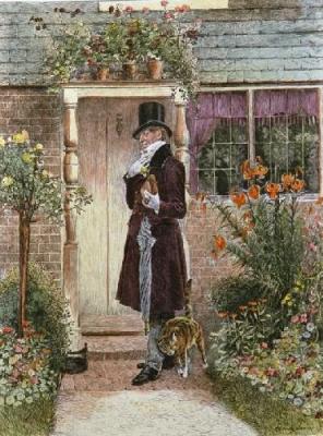 Where the Widow Lives (Restrike Etching) art print by Walter Dendy Sadler