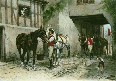 Coaching Days (Restrike Etching) art print by Wright