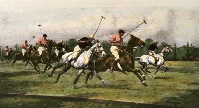 Gallop on the Boards (Restrike Etching) art print by Wright