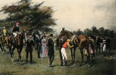 Likely Winner, A (Restrike Etching) art print by Wright