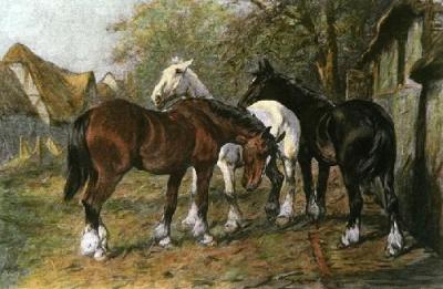 Sunday Rest (Restrike Etching)