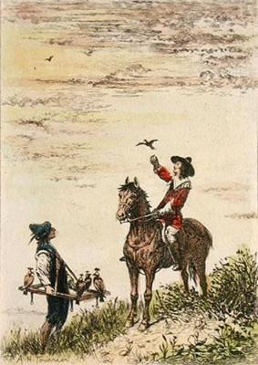 Hawking (Restrike Etching) art print by A.H. Touvier
