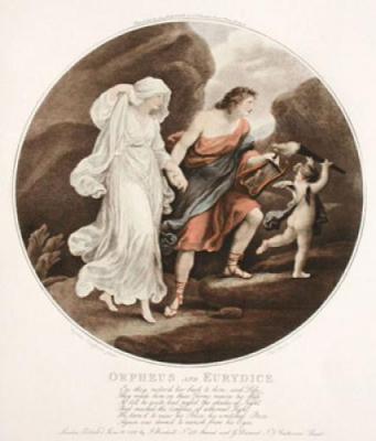 Arpheus & Eurydice (Restrike Etching) art print by Angelica Kauffmann