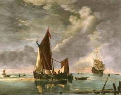 A Calm (Restrike Etching) art print by Anonymous