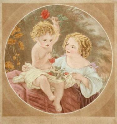 Fair Rosa (Restrike Etching) art print by Anonymous
