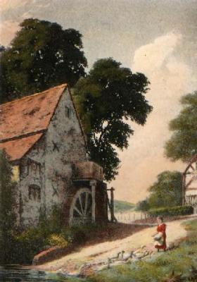 Goose Girl (Restrike Etching) art print by Anonymous