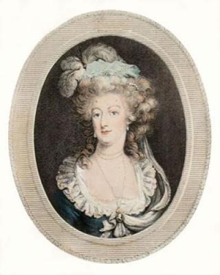 Marie Antoinette (Restrike Etching) art print by Anonymous