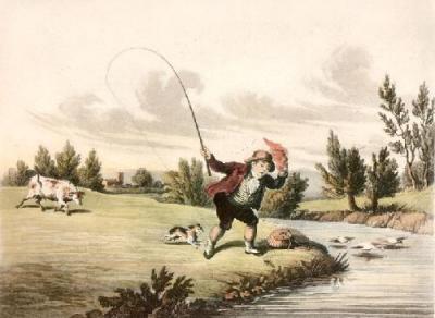 McLeans Fishing - Plate VI (Restrike Etching) art print by Anonymous
