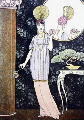 Mirror (Restrike Etching) art print by Anonymous