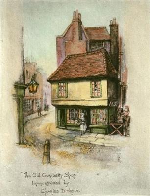 Old Curiosity Shop, The (Restrike Etching) art print by Anonymous