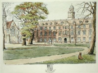Shrewsbury Pl. I (Restrike Etching) art print by Anonymous