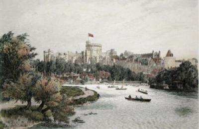 Windsor (Restrike Etching) art print by Anonymous