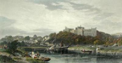Arundel Castle (Restrike Etching) art print by Edward Duncan