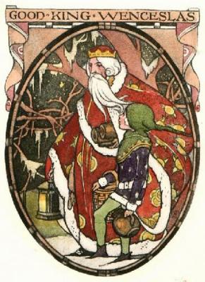 Good King Wenceslas (Restrike Etching) art print by Ethel Larcombe