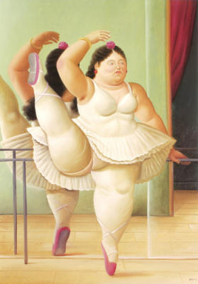 Ballerina to the Handrail