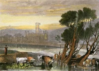 Kirkstall Abbey (Restrike Etching) art print by Francis Calcraft Turner