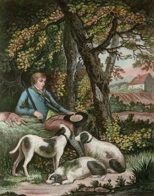 The Weary Sportsman (Restrike Etching) art print by Francis Wheatley R.A.