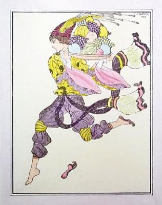The Fruit Dance (Restrike Etching) art print by George Barbier