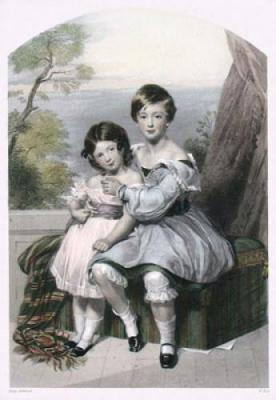 Dreams of Childhood (Restrike Etching) art print by George Richmond